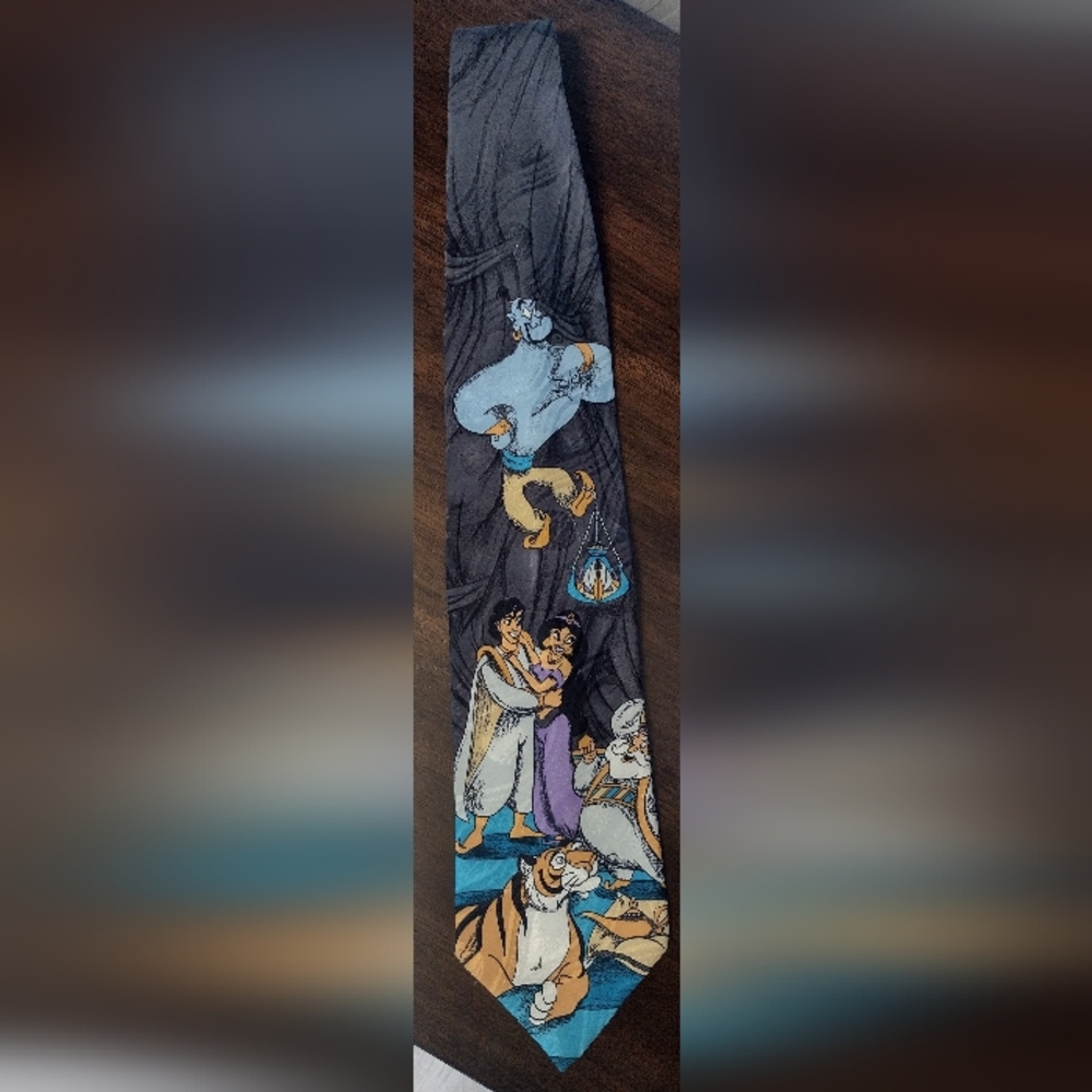 Leeds International Disney Aladdin 100% Silk Tie